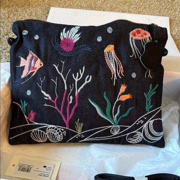 Johnny Was Stiched Marine Life purse - Picture 6 of 7